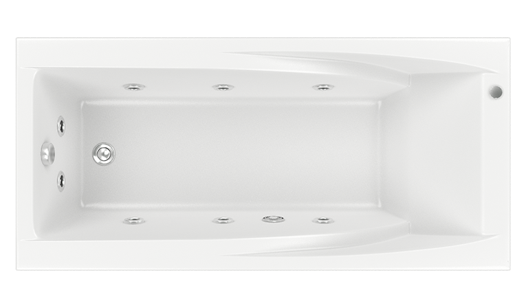 Отдельно стоящая ванна Bas Империал с гидромассажем 150x150	