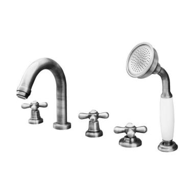 Двухрычажный смеситель для ванны Rav Slezak Morava Retro MK162.5P	