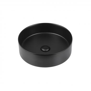 Раковина керамическая Vincea VBS-216MB, 394*394*115, накладная, цвет матовый черный	