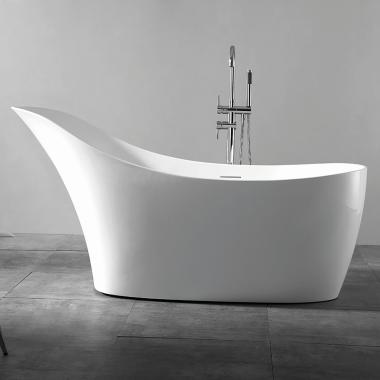 Акриловая ванна ABBER AB9245 белая	