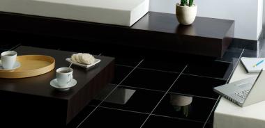 Керамогранит черный неглазурованный ()	