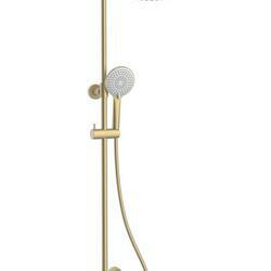 Душевая стойка Rondo VSFS-1R1BG с изливом, брашированное золото