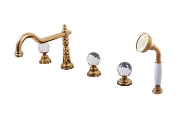 Двухрычажный смеситель для ванны Rav Slezak Brilliance BRILLIANCE164.5PZ	