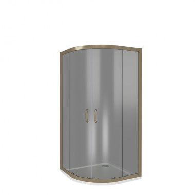  Душевое ограждение Bas Jazze R-100-B-BR	