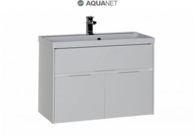 Мебель для ванной тумба Aquanet Латина 90 белая 179449	