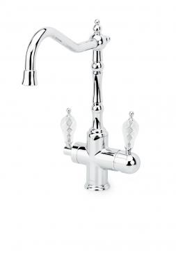 Смеситель для кухни с краном TRADIZIONALE CHROMO CRISTAL	