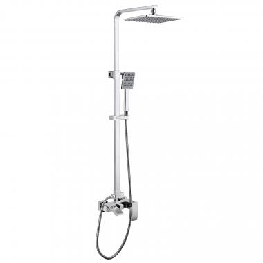 Душевая стойка ABBER Wasserfall AF8616 с изливом, хром	