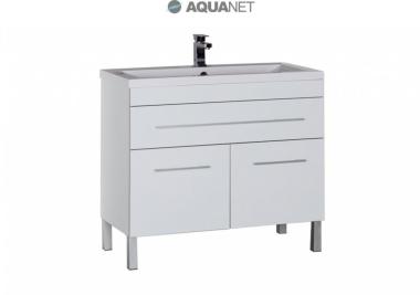 Мебель для ванной тумба Aquanet Верона 100 1 белая 182710	
