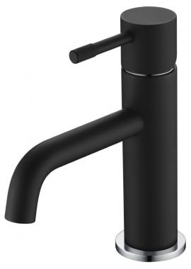 Смеситель для умывальника, Uno. Black Chrome	