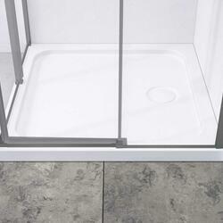 Душевой уголок Slim-N VSS-4SN9010CLGM, 1000*900, вороненая сталь, стекло прозрачное