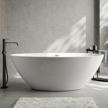 Акриловая ванна ABBER AB9249-1.6 белая	