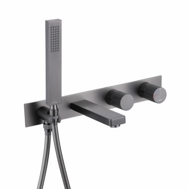 Смеситель ABBER Rund AF8730NG для ванны скрытого монтажа, никель	