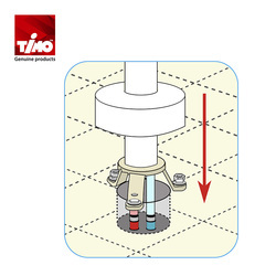 Смеситель Timo Saona 2300/03Y-CR напольный черный