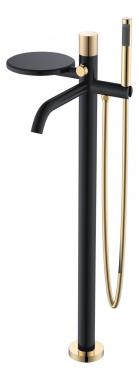 Смеситель STICK напольный BLACK TOUCH GOLD	