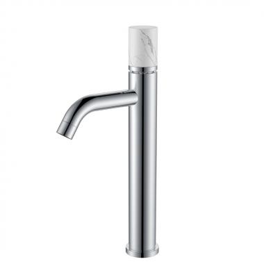 Смеситель STICK для умыв. выс. CHROME MRAMOR WHITE_Комплект	