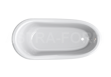 Отдельно стоящая ванна Астра-Форм РОКСБУРГ, литой мрамор ЦВЕТА RAL 1710x790	