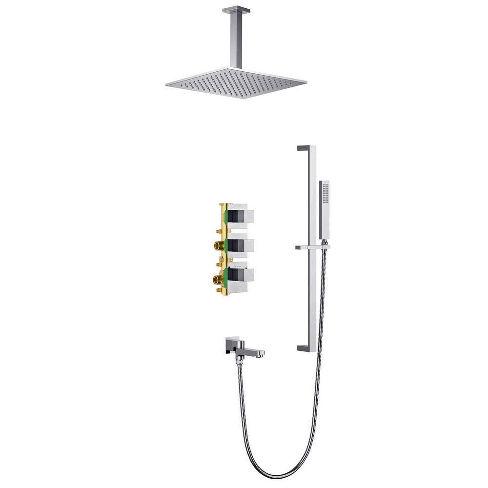 Душевая система Timo Selene SX-2239/00SM скрытого монтажа, термостат, хром