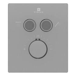 Душевой комплект Inspire VSFW-3I21MT4RGM встраиваемый, термостат, двухрежимный, вороненая сталь