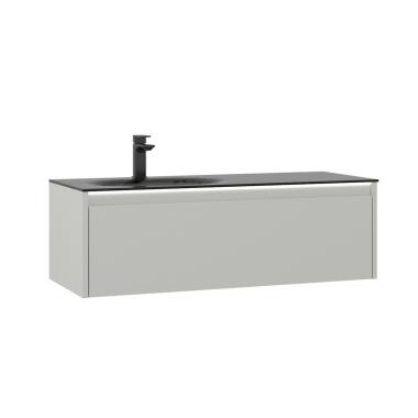 Тумба с раковиной ORKA Lisbon 110 подвесная, кашемировый матовый	