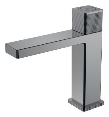 Смеситель автоматический для раковины QUAD Shine Gun Metal	