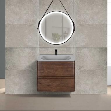 База под раковину Vico 600 подвесная, 2 выкатных ящика soft close, R.Wood	