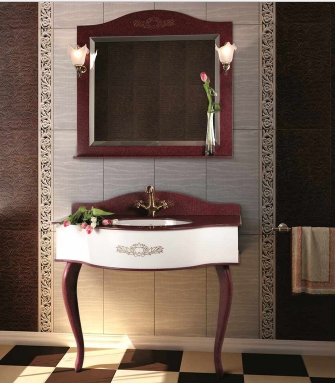 Мебель для ванной тумба Dreja Alfa 55 белый лак	