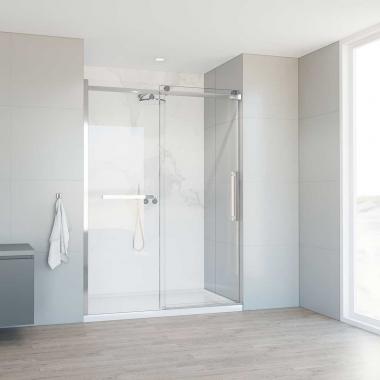 Душевая дверь Como Soft VDS-1CS150CL, 1500, хром, стекло прозрачное	
