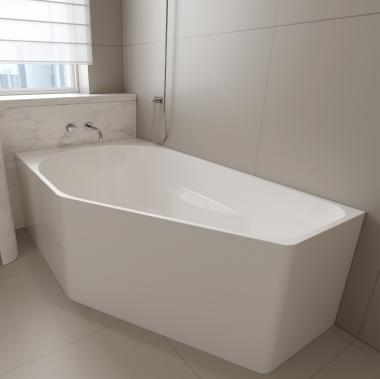 Акриловая ванна ABBER AB9505 L белая	