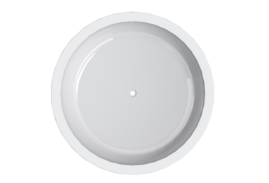 Отдельно стоящая ванна Астра-Форм ОЛИМП, стекловолокно технология PFI d 1800 ЦВЕТА RAL	