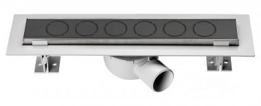Душевой лоток SAY OPTIMA 601.80.B.M.S.NSN, 80 см, матовый черный	