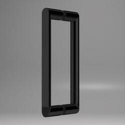 Душевая дверь Dice VDS-4D160CLB, 1600, черный, стекло прозрачное