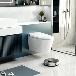 Электронный унитаз-биде ABBER Bequem AC1119S подвесной белый