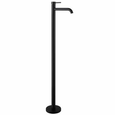 Смеситель ABBER Wasser Kreis AF8140B напольный для раковины, черный матовый	