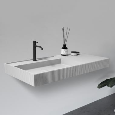 Раковина подвесная ABBER Stein AS2628 белая матовая	