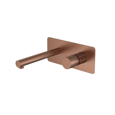 Смеситель STICK из стены BRUSHED BRONZE ручка DIAMOND	