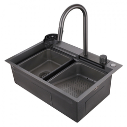 Кухонная мойка ABBER Wasser Kreis AF2194NG оружейная сталь