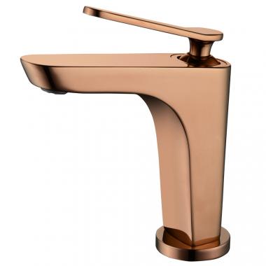 Смеситель ABBER Zeitlos AF8909RG для раковины, розовое золото	