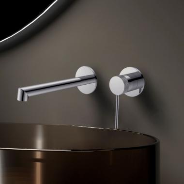 Смеситель для раковины Rim VBFW-2RM1CH встраиваемый однорычажный, хром	