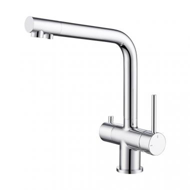 Смеситель Timo Saona 2396/00F для кухни с подключением фильтра, хром	