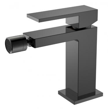 Смеситель для биде Qubic Shine Gun Metal	