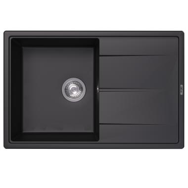 Кухонная мойка ABBER Quarz AQ2904B черная	