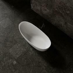 Ванна Solid Surface Vincea VBT-6S03MW, 1700*800*630, белый мат., слив-перелив в комплекте