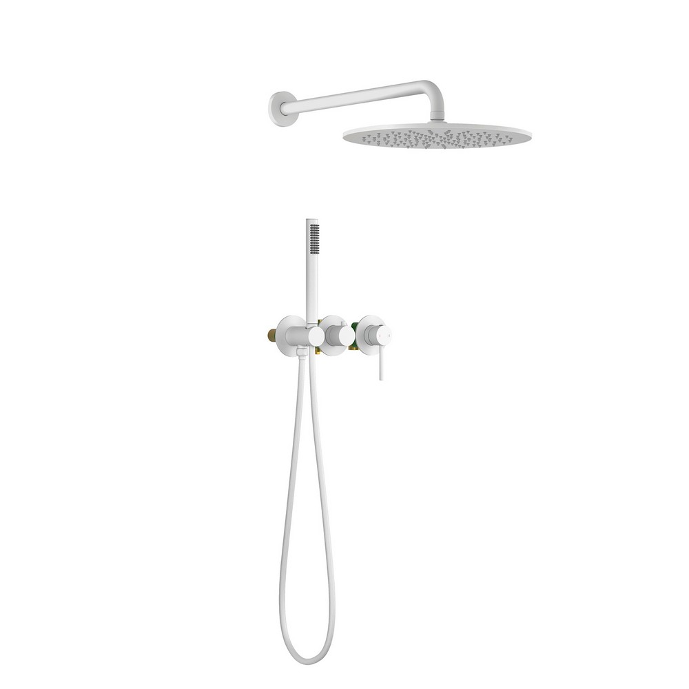 Душевая система Timo Saona SX-2349/16SM скрытого монтажа, белый матовый