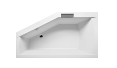 Отдельно стоящая ванна Riho Geta 160 right - plug&amp;play	