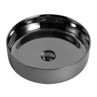 Раковина накладная ABBER Bequem AC2109GS серебро	