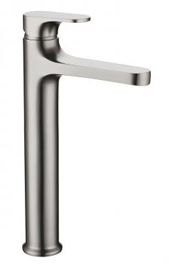Смеситель для умывальника высокий SPECTRE Nickel Brush	