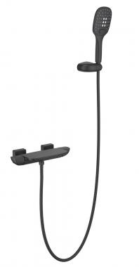 Смеситель Timo Helmi 4024/03Y для ванны с душем, черный матовый	