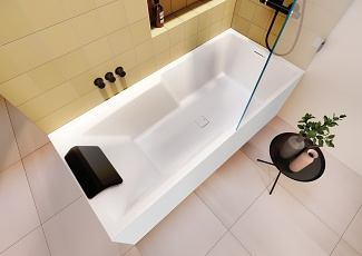 Отдельно стоящая ванна Riho Still shower plug&amp;play r 180x80	