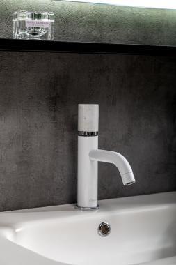 Смеситель STICK для умыв.низ. WHITE MRAMOR WHITE_Комплект	