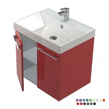 Мебель для ванной тумба Астра-Форм Соло Нижний шкаф 60 подвесной с дверцами ЦВ RAL	